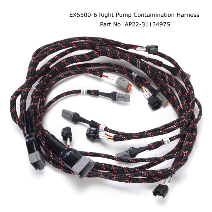 Hitachi Braided Wiring Harness EX5500-6 pump contamination Harness AP22-3113497S