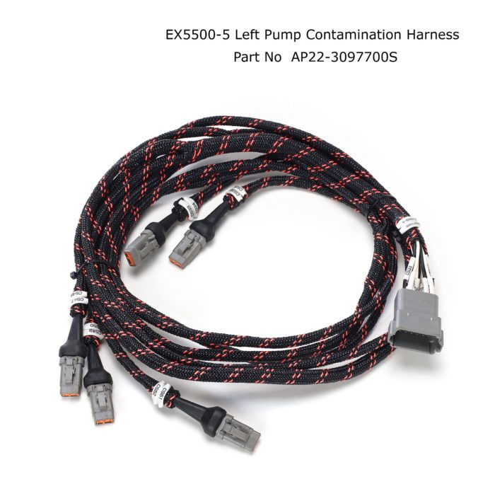 Hitachi Braided Wiring Harness EX5500-5 left pump room AP22-3097700S