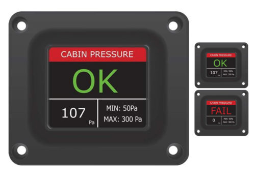 Allplant Auto Electrics and Air Conditioning Hummingbird panel mount cabin pressure monitor