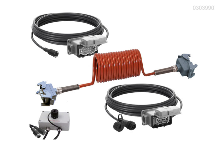 Orlaco cable set for truck with centre axle-trailer (automatic) Orlaco cable set for truck with centre axle-trailer (automatic)