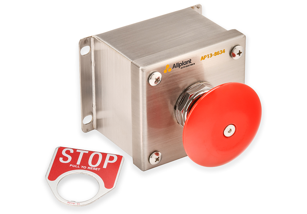 Allplant's Emergency Stop with Eaton Push/Pull Head and Eaton