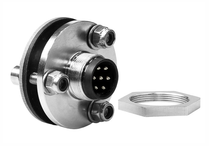M16 Bulkhead – 7 way, M-F 0357051 M16 Bulkhead – 7 way, M-F 0357051