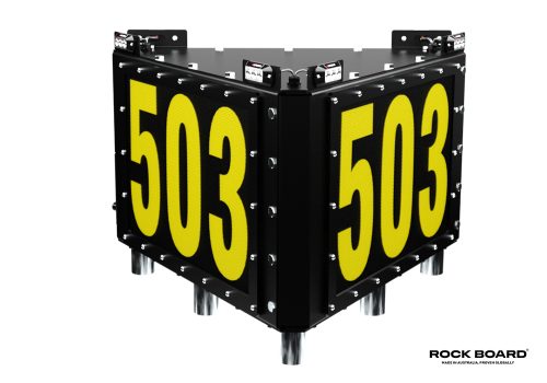 Rock Board Heavy Duty Custom Display 3-Sided LED ID Board